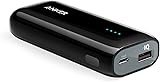 Anker Power Bank Astro E1 5200mAh Ultra Compact Portable Charger External Battery with PowerIQ Technology for iPhone, iPad, Samsung, Nexus, HTC, Huawei and More (Black)