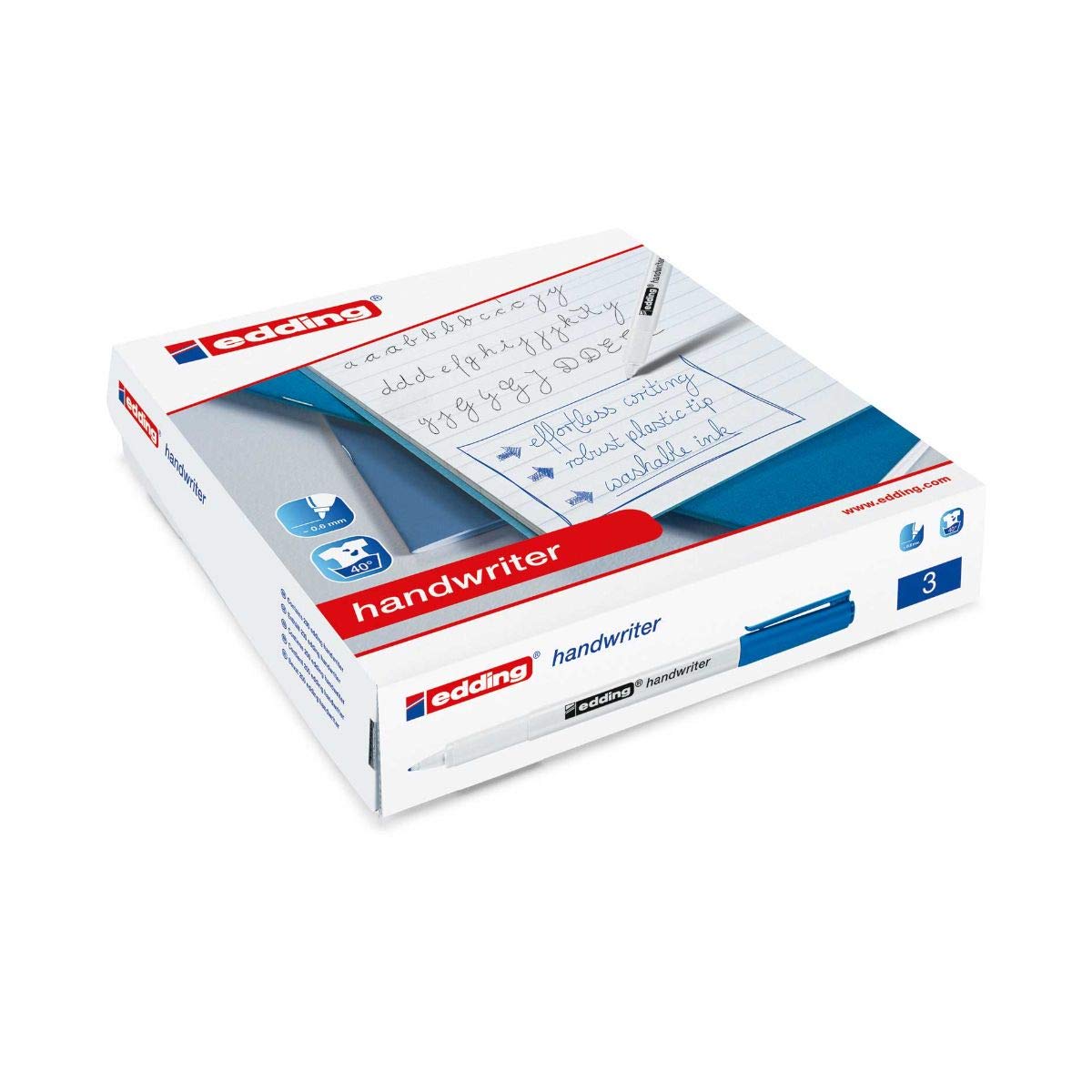 Edding Handwriter Classpack of 200 - Color: Blue