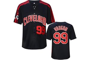 YIMCANLI Men's Ricky Vaughn Movie Jersey #99 Stitched 90s Hip Hop Baseball Jerseys Shirts White Navy Gray