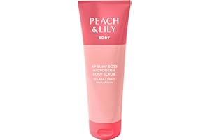 Peach & Lily - KP Bump Boss Microderm Body Scrub (8.11 oz) - 10% AHA + PHA - Microexfoliants - Hyaluronic Acid, Cica, Tea Tree, Squalane, & Cucumber - Self Care - Vegan & Cruelty Free - Korean Beauty