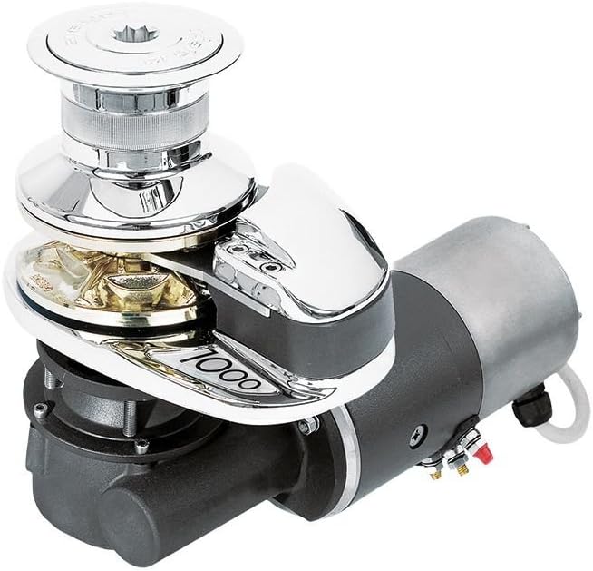 Lofrans Project 1000 Windlass 10mm Low Profile Gypsy With Drum 1000W 12V