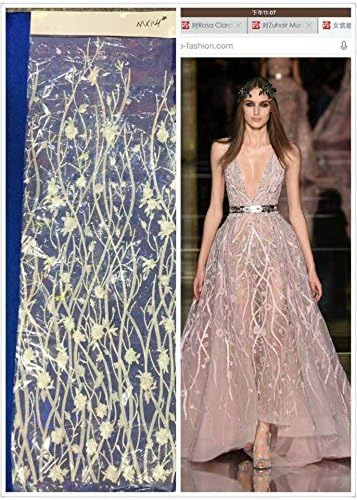 Fashion 15Yards(free shipping) with Polyester lace long whole soft tulle Embroidery Spiraea lace, for wedding dress Throwing fabric
