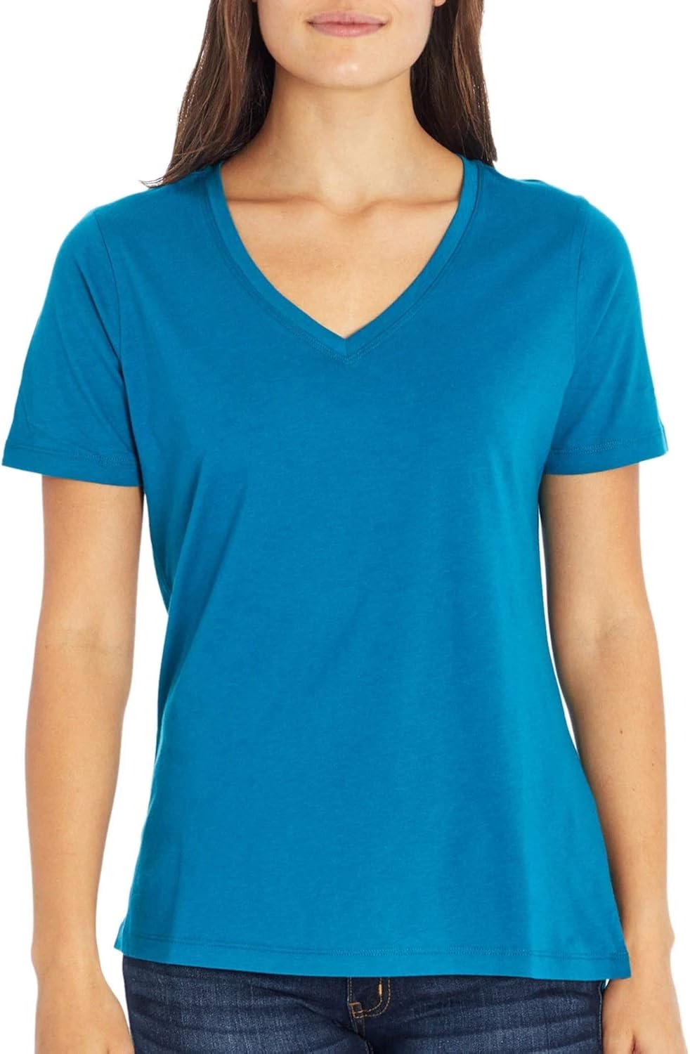 Eddie Bauer Ladies Modal VNeck ShortSleeve Tee Amazon.co.uk Clothing