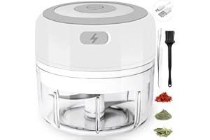 GLICRILI Electric-Herb-Grinder-Large-3.4oz-USB Rechargeable, 3.5'' Powerful Grinder for Dry and Fresh Herbs and Spices, Portable Waterproof, Better Control of Herb Coarseness, Practical and Muntifuctional