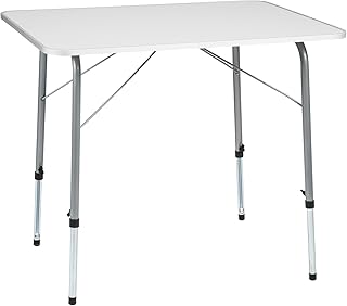 TecTake Klapptisch höhenverstellbar 80x60
