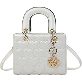 FGJKKK Purses and Handbag for Women Fashion Ladies Leather Top Handle Shiny Patent Satchel Shoulder Tote Bag Crossbody