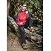 YAHILL® Folding Trekking Pole Collapsible Stick Ultralight Adjustable, Alpenstocks with EVA Foam Handle, for Travel Hiking Camping Climbing Backpacking Walking ((Standard- Black&Green) - 1pc)