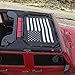 Voodonala US Flag Pattern Durable Mesh Sunshade Top Cover Provides UV Sun Protection for 2007-2018 Jeep Wrangler JK JKU-2 Door