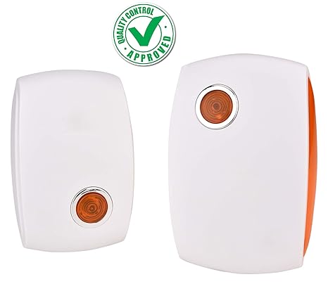 CASON (DEVICE OF C) - Wireless Remote Bell for Office Home Door Bell High Range Remote Calling Bell Cordless Bell with Remote Wireless Doorbell (White)