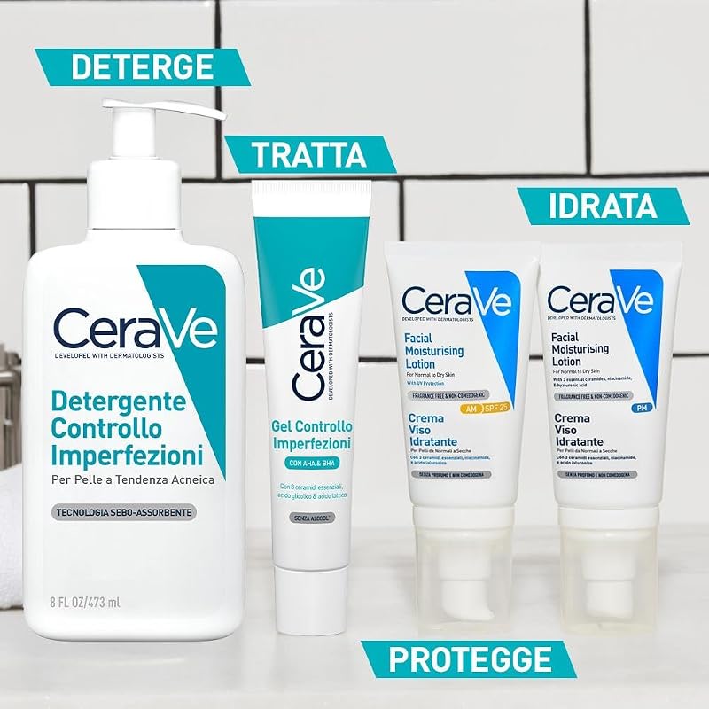 Detergente Controllo Imperfezioni, Per Pelle Grassa Acneica, 473 ml