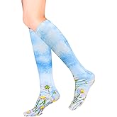 Benefeet Sox Women Funny Knee High Socks Crazy Novelty 3D Print Pattern Tube Socks Funky Silly Stockings Cosplay Costume