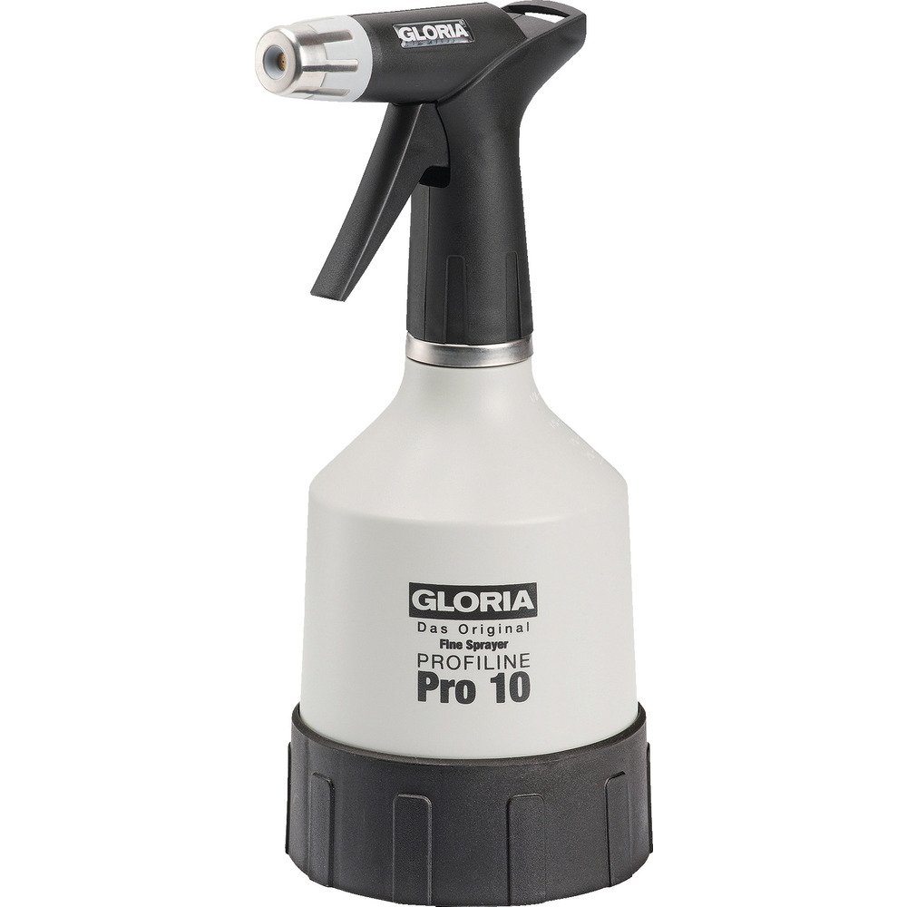 GLORIA Pro 10 Oil-Proof Fine Sprayer, White / Black, 1 Litre