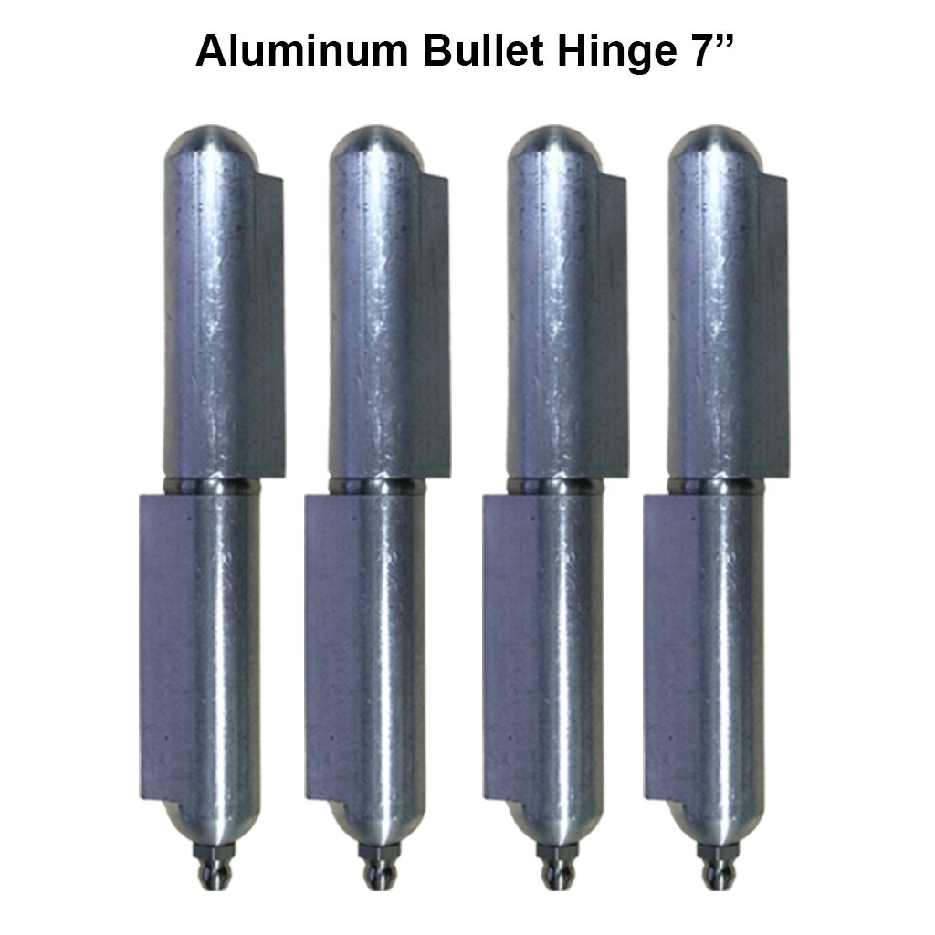 7" Aluminum heavy duty driveway gate hinges Stainless Steel Bushing & pin Lot 2
