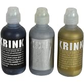 Krink K-60 Paint Markers, Set of 3 Metallic (K60-3pkMetallic)