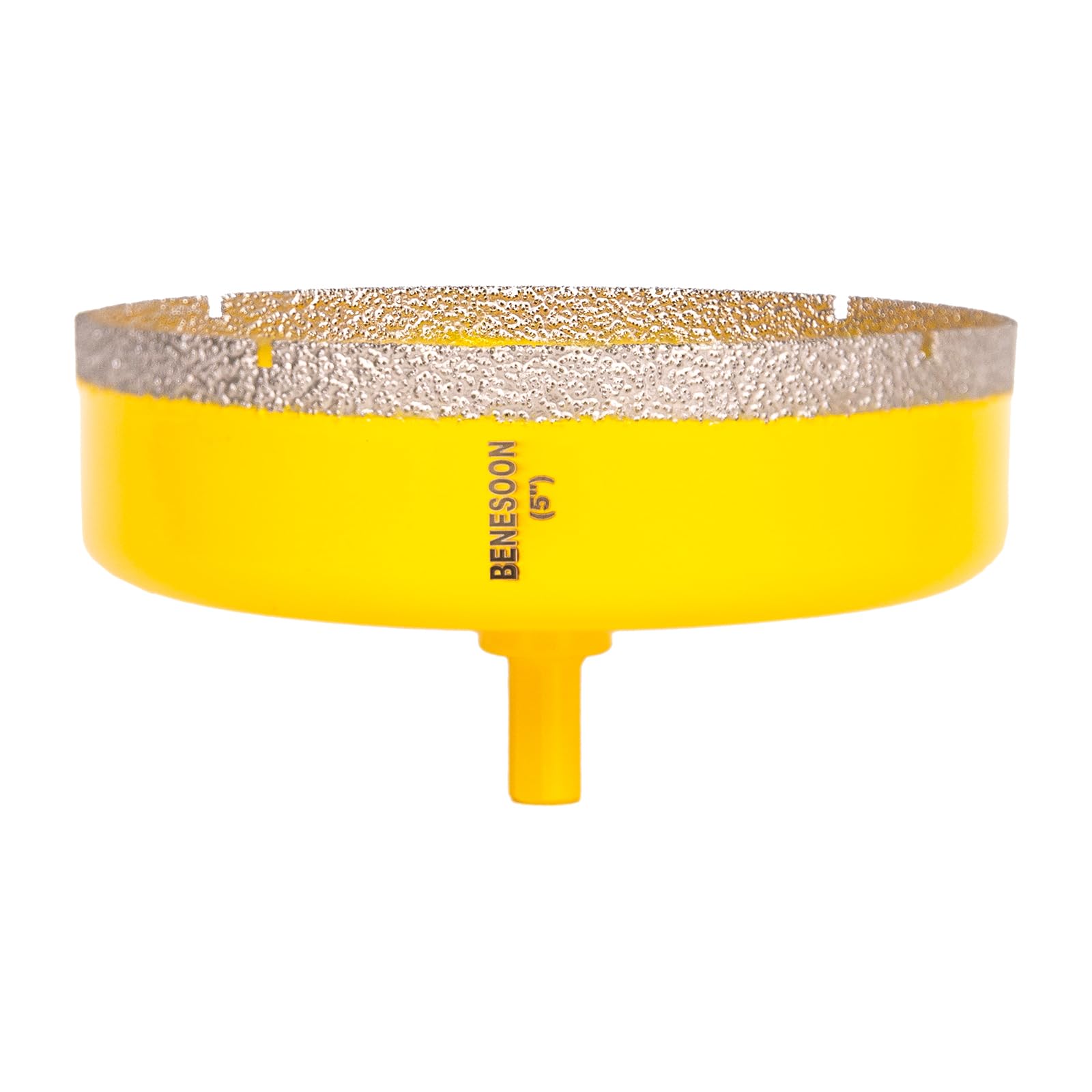 Photo 1 of BENESOON Diamond Hole Saw for Glass Ceramic Tile Granite Marble Porcelain Brick Stone, Diamond Core Drill Bits, Triangle Shank, 5 Inch 1PC