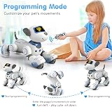 VATOS Remote Control Robot Dog Toy 17 Functions Touch Follow Dancing RC Puppy view 4