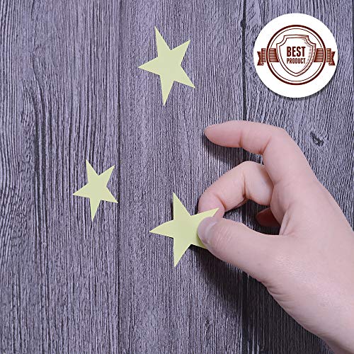 HORIECHALY-Glow-in-The-Dark-Stars-Wall-Stickers-221-Adhesive-Bright-and-Realistic-Stars-and-Full-Moon-for-Starry-Sky-Shining-Decoration-for-Girls-and-Boys-Beautiful-Wall-Decals-1-Set