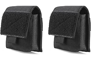 Azarxis Tactical Cigarette Pouches, Multi-Purpose Small Battery Case Compact Utility EDC Card Slot Cigar Holder Waist Bags Mi