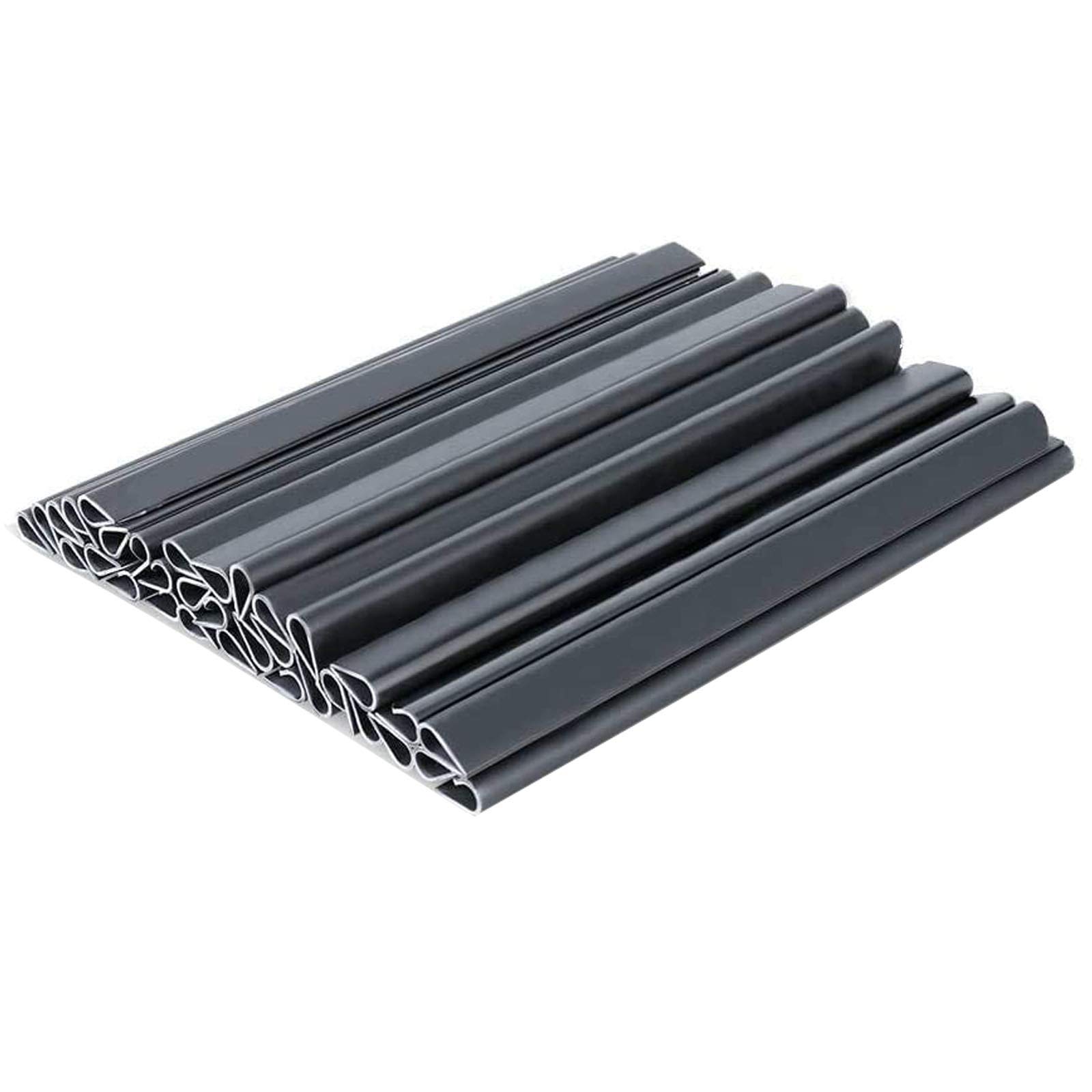 40 pieces PVC Screen Strips Fence Film Clips Garden Privacy Protections Garden PVC Plastic Fencings for garden for fixing fences foil anthracite Protection Clamping Clip Strips Attachment fencing