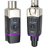 Xvive U35C Wireless Microphone System 5.8GHz Wireless XLR Transmitter and Receiver for Condenser Microphone, Audio Mixer, PA System, Channel Scan Mode