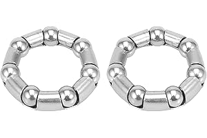 X AUTOHAUX 2pcs 37.6mm x 7 Ball Bearings Cages Crank Bearings Wheel Bearing Retainer for Bicycle