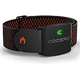 COOSPO HW9 Bluetooth 5.0 ANT+ Heart Rate Monitor Armband, Tracking HR Zones/Calories Burned, Optical HRM Sensor for Fitness T