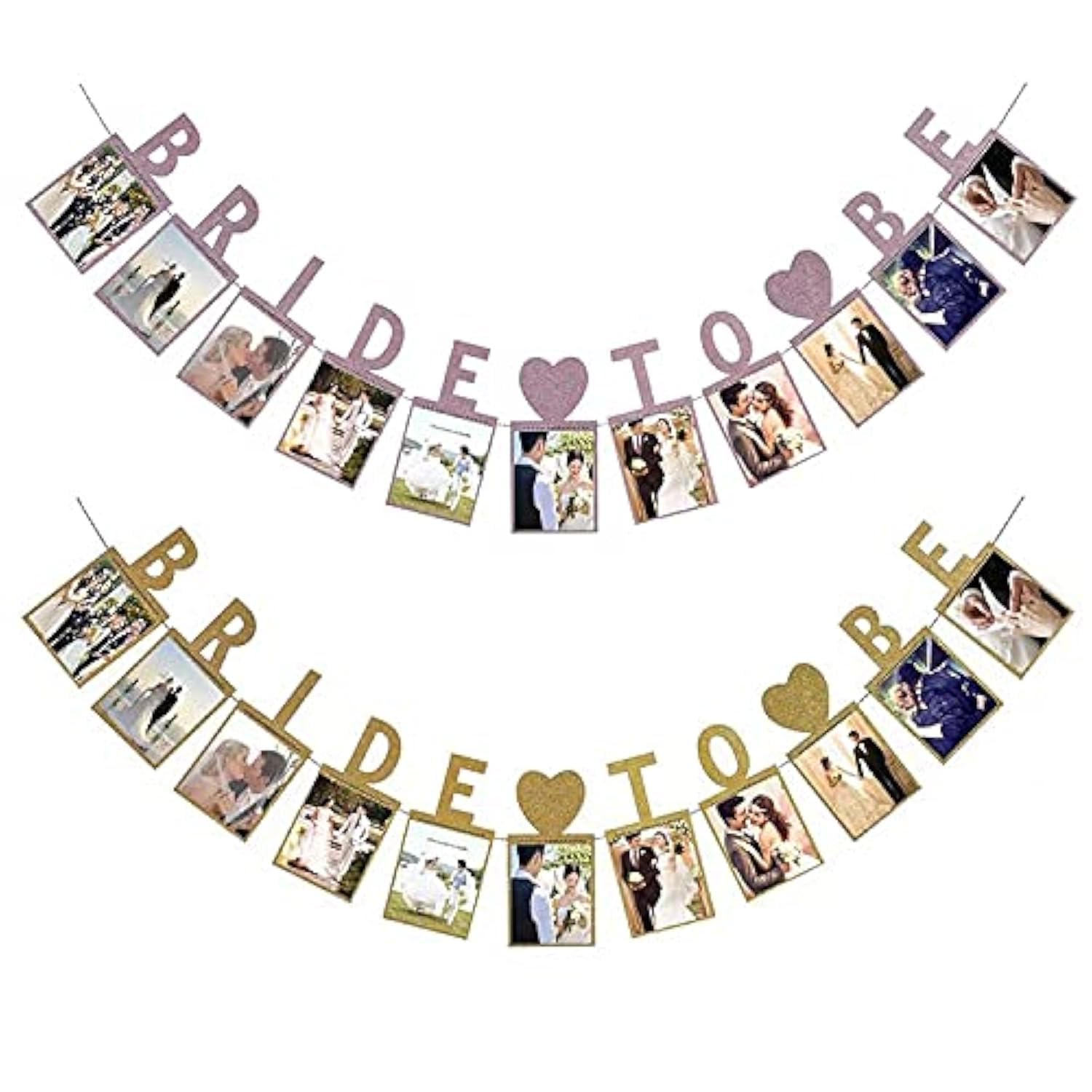 Bride To Be Hen Do Party Photo Banner Garland Decor Wedding Bridal (Hot Pink)