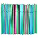 IKEA of Sweden Assorted Colors, Pack of 200Piece (1) Soda Drinking Straw, Disposable Flexible Straws, Multicolor