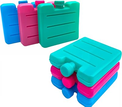 Homebay Freezer Blocks Ice Packs 6 Pack for Lunch Cool Bags Camping