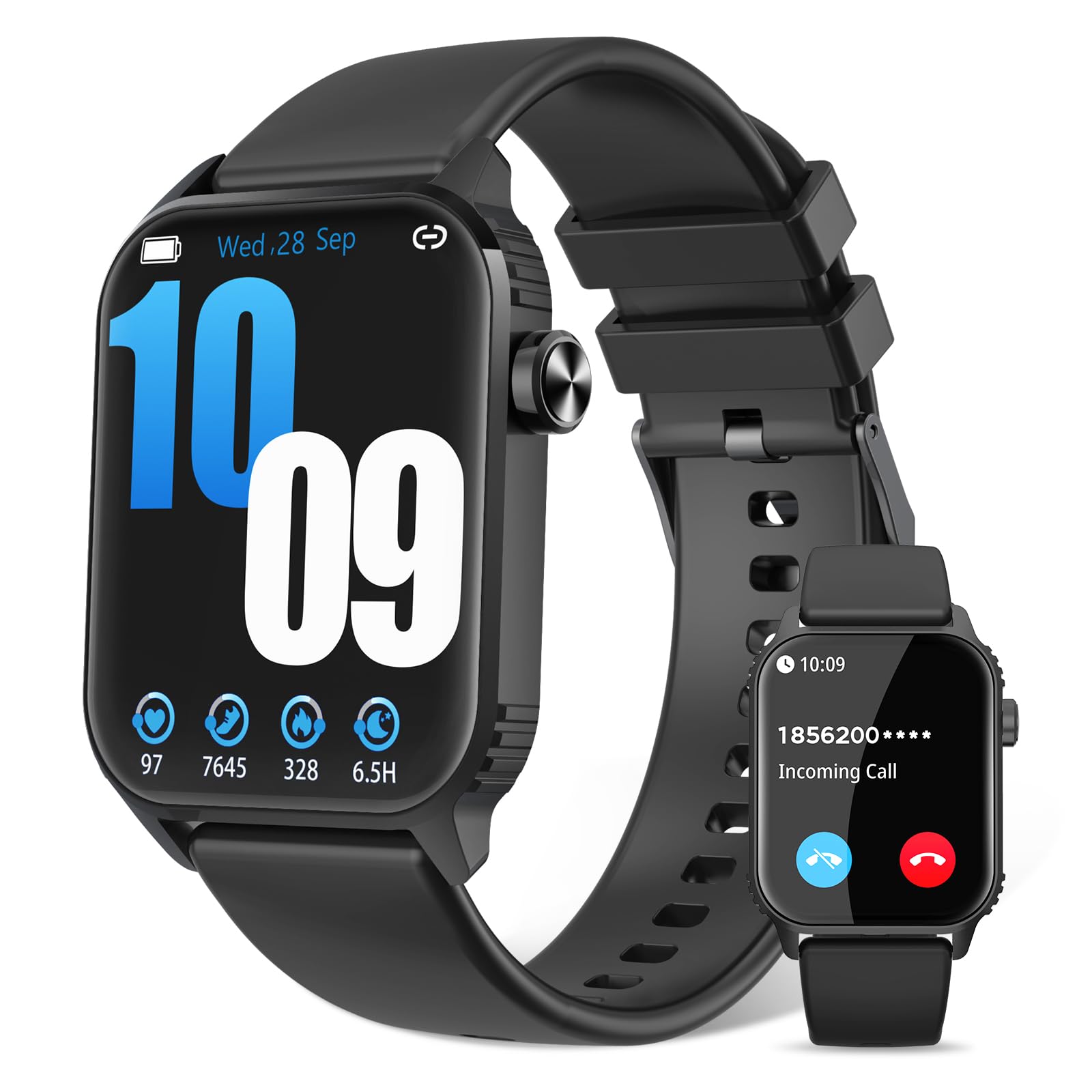 Smart Watch for Men, 120+ Sports Modes Smartwatch with 1.83