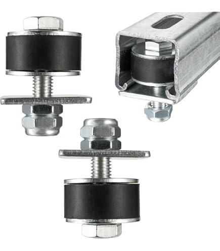 2 Pack Steel Strut Channel Connector Brackets - U-Shaped Splice Joiner For 1-5/8" Wide & High Channel