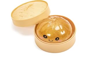 Colorful Glitter Dumpling-Sparkling Dumpling Sensory Soft Buns for Stress Relief & Anxiety,Mystery Fun Novelty Gift with Stea