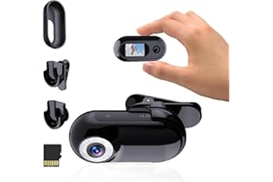 Xilecam Mini Body Camera 1080P with 32GB Card Helmet Camera Body Cameras with Audio and Video Recording Multi-Function Accessory Body Cam(Black)