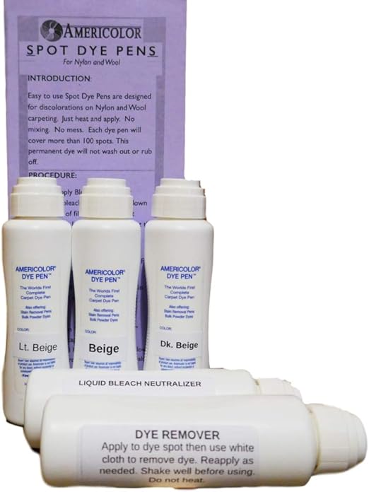 Carpet Dye Pens 5 Pen Set for Beige Carpet Amazon.co.uk DIY & Tools