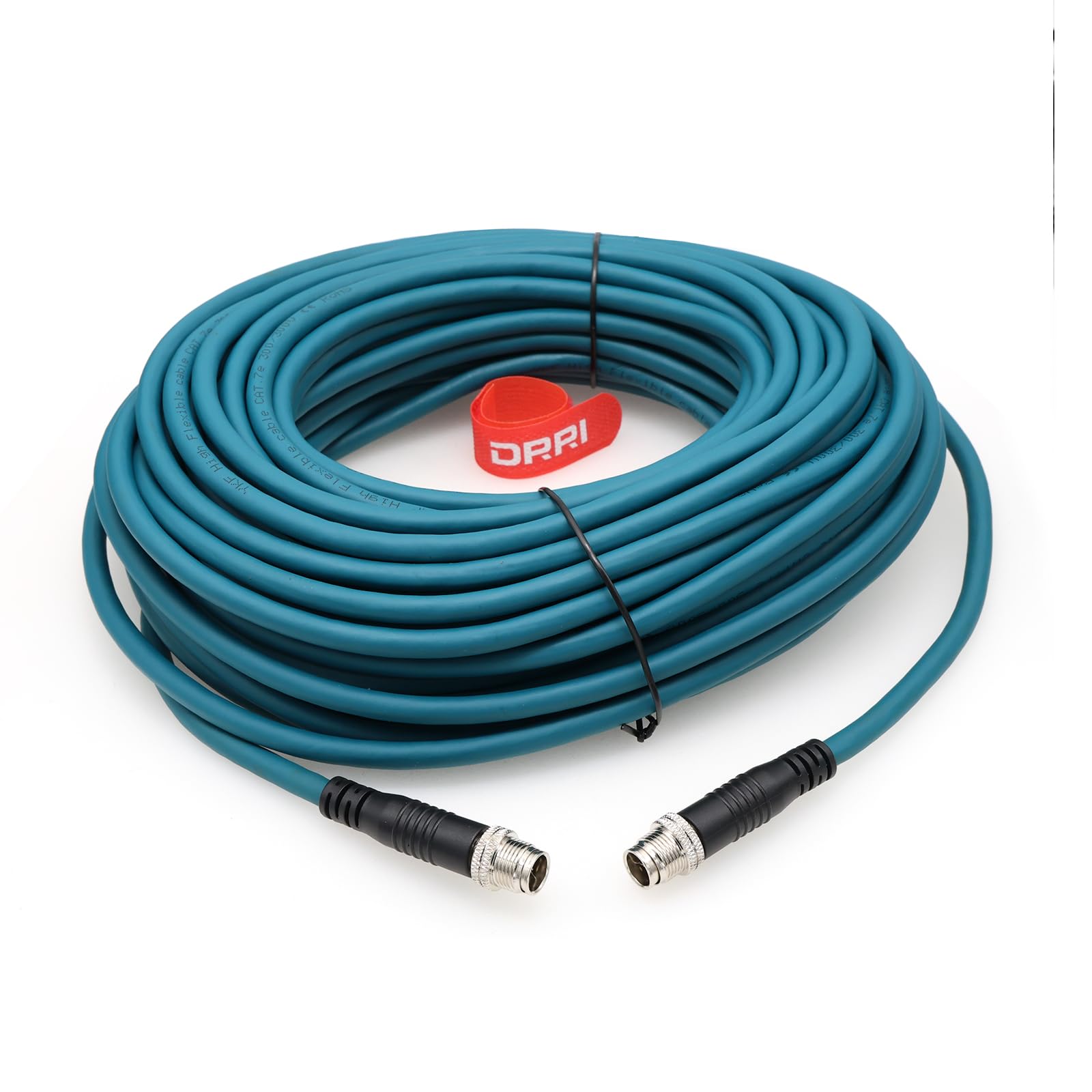 Cognex Cameras DataMan 260 280 370 Barcode Readers M12 X-Coded 8pin Male to M12 X-Coded 8pin Male Gigabit Ethernet Interface Cat7a Cable — image 1