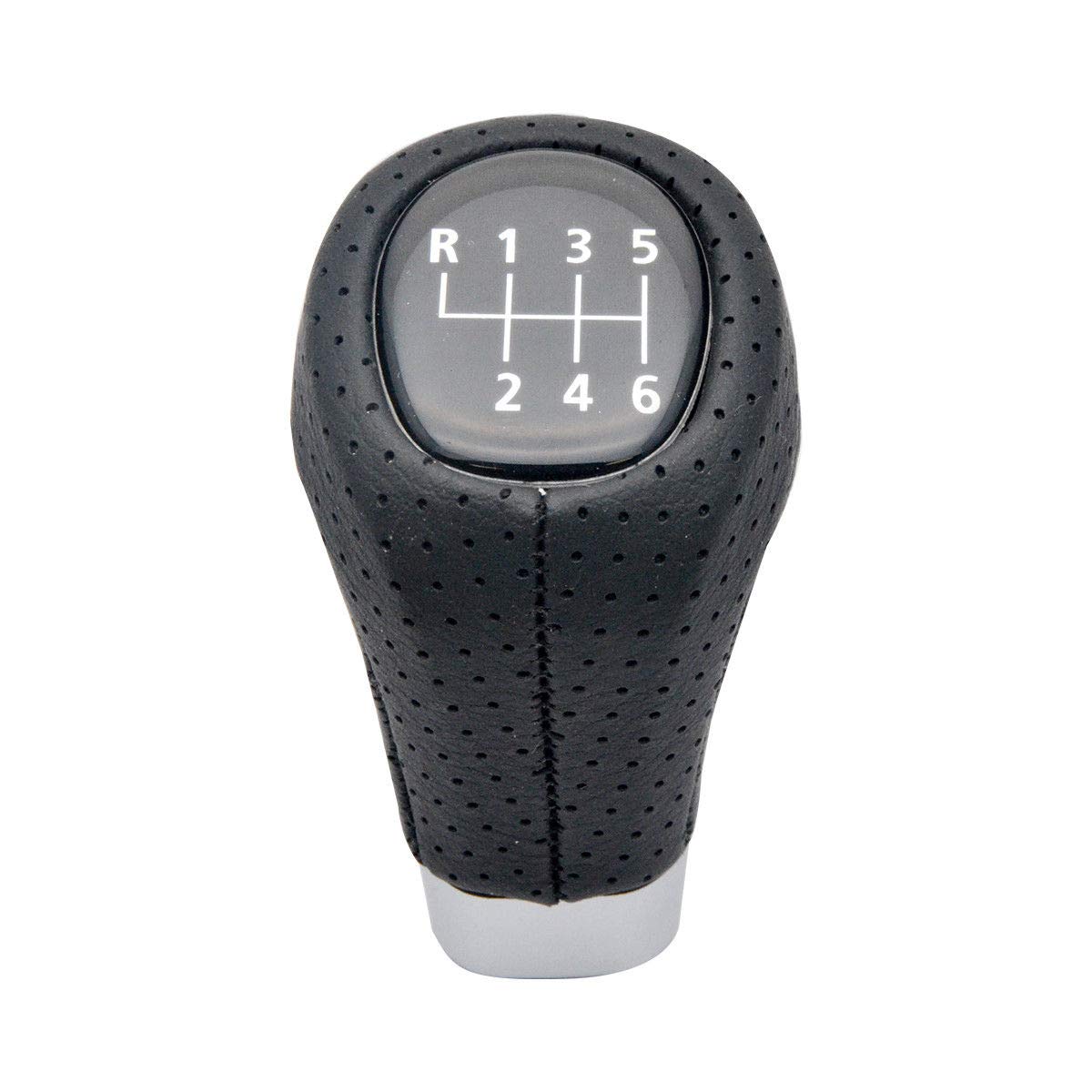 MASO Gear Knob 6 Speed Genuine Leather Perforated for BMW E46 E60 E87 E90 E92