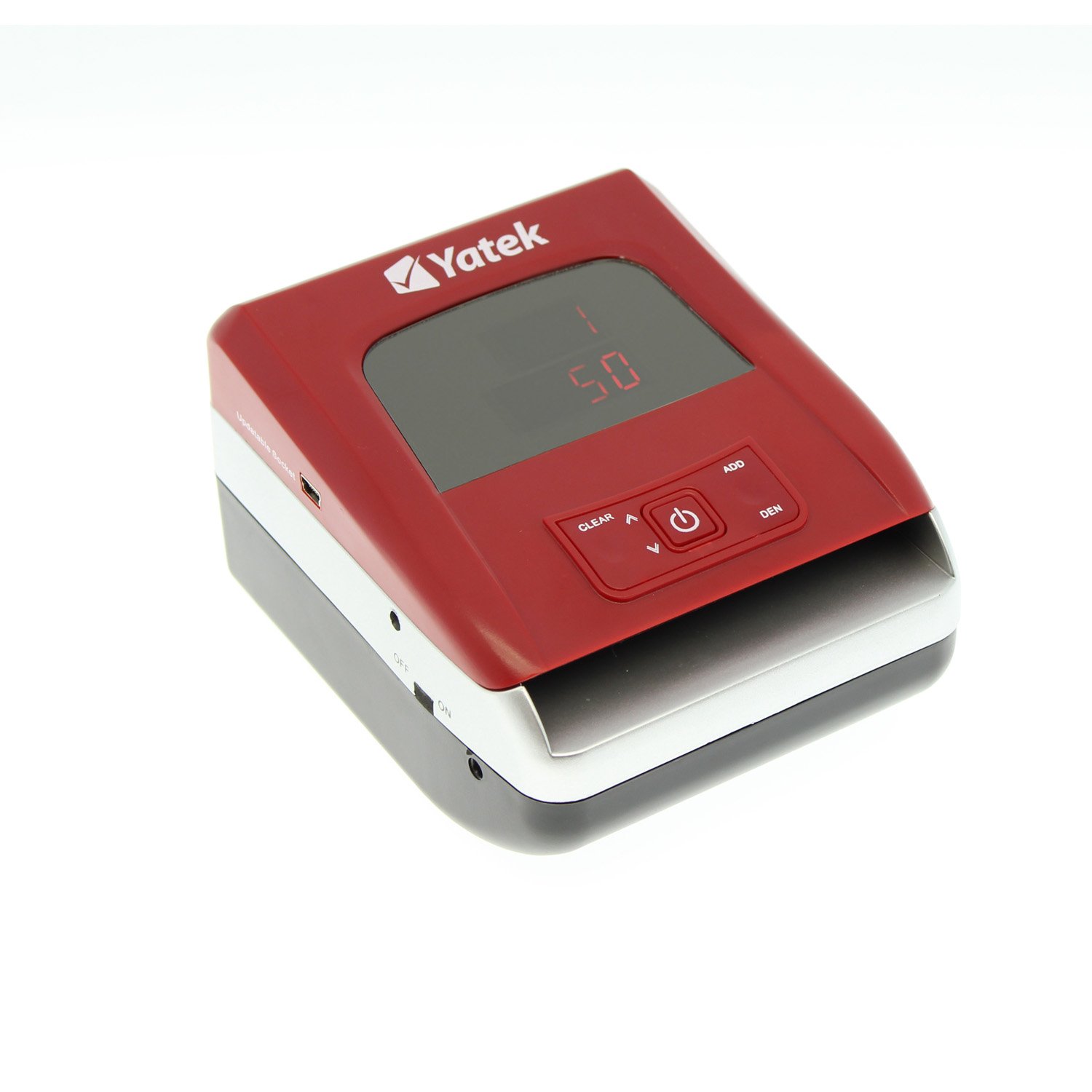 Detector de billetes falsos Euro actualizable de Yatek SE  Soporta los