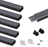 VST 6 Pack 3.3ft/1M LED Aluminum Channel U Shape