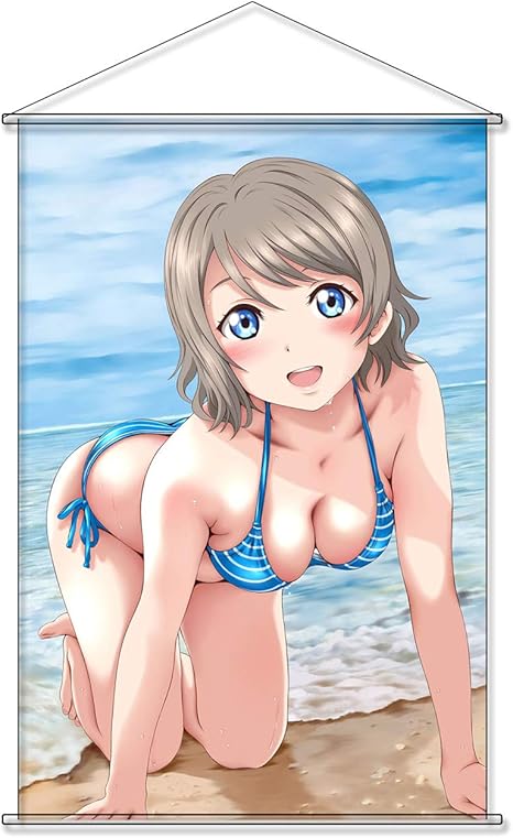 Amazon Co Jp タペストリー Lovelive Sunshine ラブライブ サンシャイン わたなべ よう 渡辺曜 ポスター 掛ける絵 巻物 軸物 アニメ おしゃれ 萌え 90cmx60cm ホビー 通販