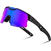 FEISEDY Kids Sunglasses Youth Baseball Sun Glasses, UV400 Sports Teens Cycling Shades for Boys Girls Age 8-16 B0048