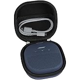 Hermitshell Hard Travel Case for Bose SoundLink Micro 2nd Gen / 1st Gen Portable Bluetooth Speaker (Black)