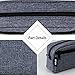 xincx Big Capacity Pencil Case Stationery Pouch,Multi-Colored Pen Pouch,Cosmetic Pouch Bag, Pen Bag with Zipper Bag for Boy Girl (Dark Gray)