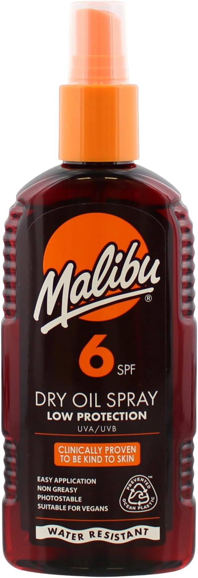 Malibu Dry Oil Spray SPF6 Non-Greasy 200ml Tan Enhancing Moisturising