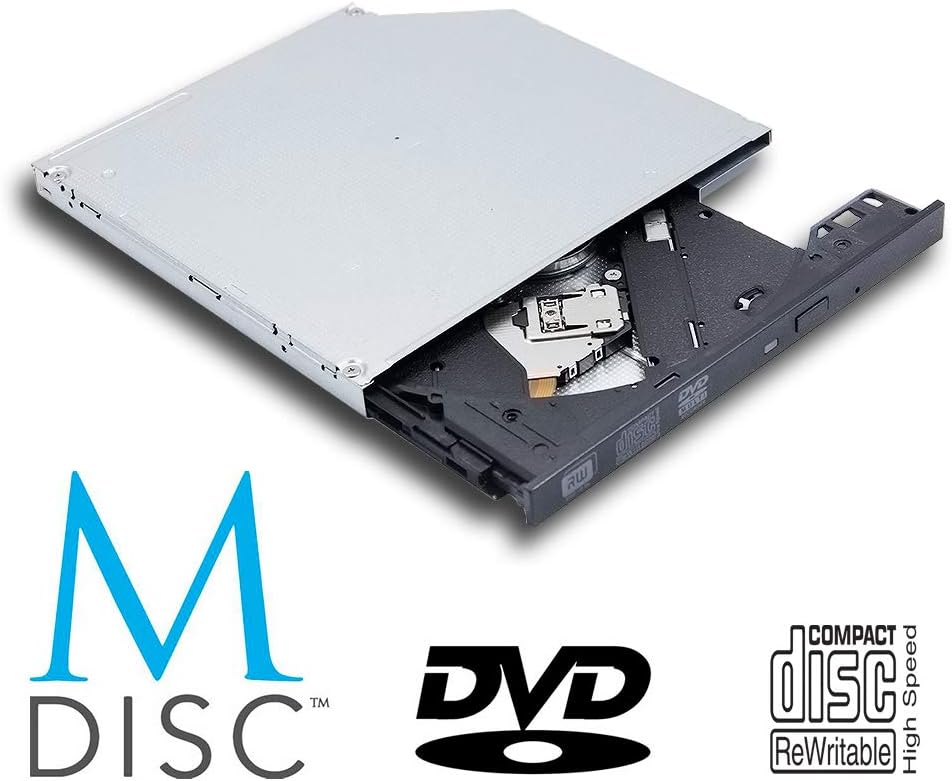 Laptop Internal DVD CD Player Optical Drive Replacement，for Lenovo IdeaPad Z40 Z41-70 Z51-70 Z50-70 Z50-75 Z500 Z510 Z580 Z710 Notebook PC, Double Layer DVD+-R RW RAM DL 24X CD-R M-Disc Burner