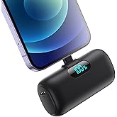 Small Portable Charger for iPhone 5000mAh, PD Fast Charging Power Bank,Mini Battery Pack Portable Phone Charger Travel Essentials for iPhone 14/14 Pro Max/13/13 Pro/12 Pro/11/XS/XR/X/8/7/6/SE Series