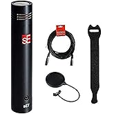sE Electronics sE7 Small-Diaphragm Condenser Microphone Bundle XLR Cable and Pop Filter