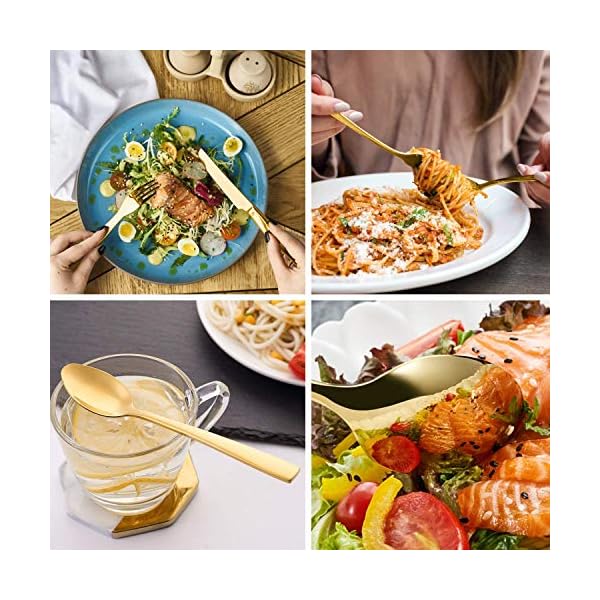 Gold-Cutlery-Set-Elegant-Life-24-Piece-Flatware-Set-Stainless-Steel-Silverware-Sets-Mirror-Polishing-Tableware-Sets-Multipurpose-Use-for-Home-and-Kitchen-for-6-Gift-Box-Gold Gold Cutlery Set, Elegant Life 24-Piece Flatware Set, Stainless Steel Silverware Sets, Mirror Polishing Tableware Sets, Multipurpose Use for Home and Kitchen for 6, Gift Box (Gold)
