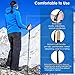NACATIN Hiking Poles Collapsible Trekking Sticks - Cork Grip Walking Pole Ultralight Aluminum Folding Walking Stick 2 Pack with Antishock Quick Lock System for Trekking, Hiking,Climbing,Backpacking