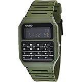 Casio CA-53WF-3B Calculator Green Digital Mens Watch Original New Classic CA-53, 43.2×34.4×8.2mm (CA-53WF-3BDF)