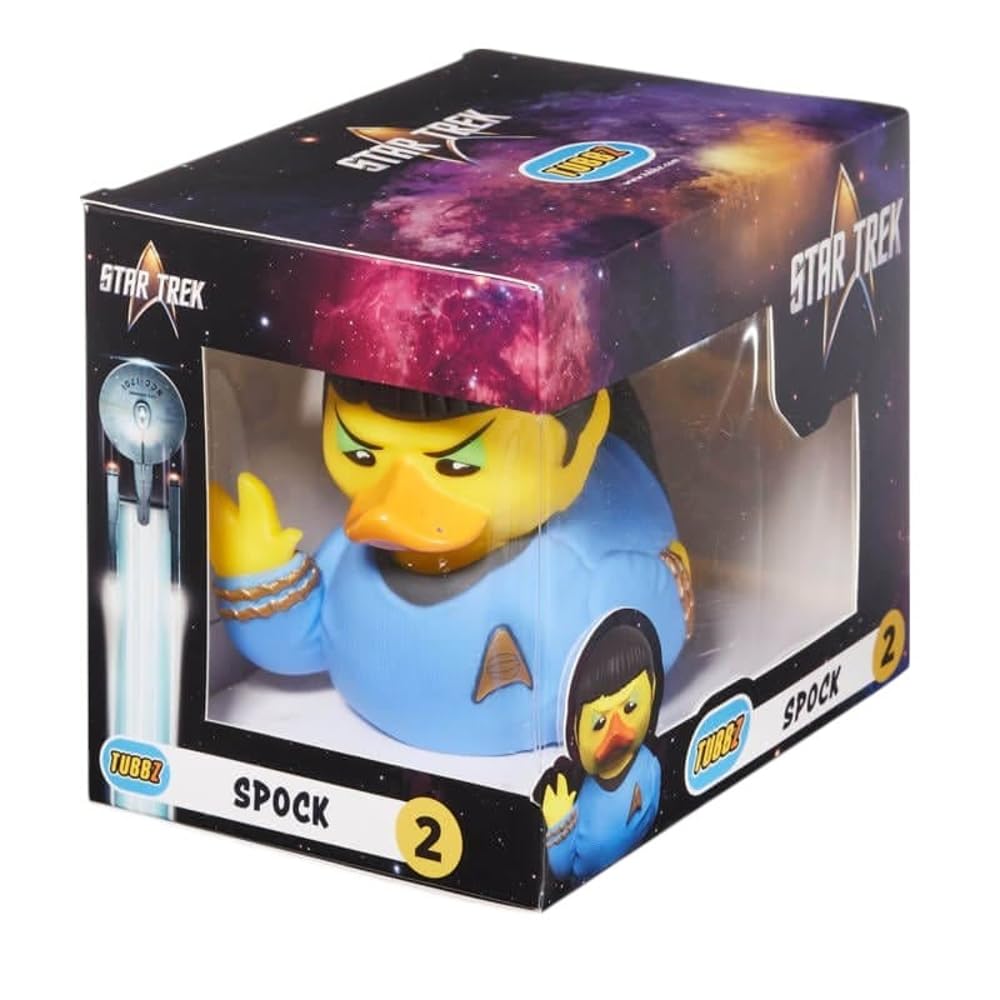 TUBBZ Boxed Edition Spock Collectible Vinyl Rubber Duck Figure - Official Star Trek Merchandise - TV, Movies & Video Games — image 1